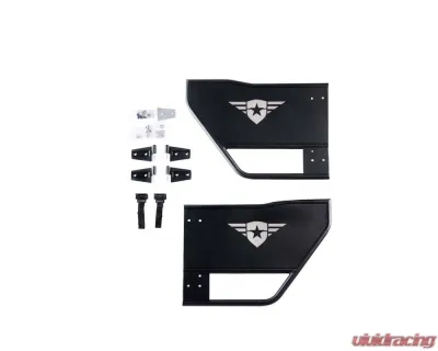 Combat Off Road Half Doors Rear Steel Pair Jeep Wrangler 2018-2023|Gladiator 2020-2023 - 15-1049